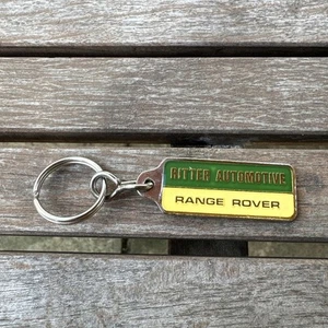 RITTER AUTOMOTIVE Vintage Keyring Range Rover DEALERSHIP Australian - Picture 1 of 7
