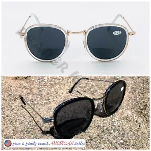BIFOKALE SONNENBRILLE FÜR HERREN DAMEN ~ BOARDWALK ~ DÜNNER DRAHT METALLRAHMEN + 1,25 - 2,50 - Bild 1 von 15