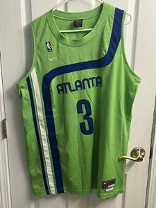 Nike NBA Atlanta Hawks Shareef Abdur-Rahim Men’s Size XL Retro Basketball Jersey - Picture 1 of 8