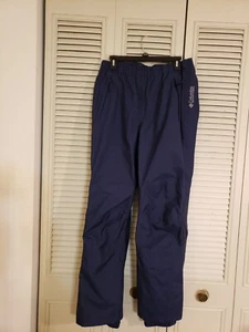 Columbia Blue Ski Snow Pants Omni-Tech Waterproof Pockets Mens Medium - Picture 1 of 10