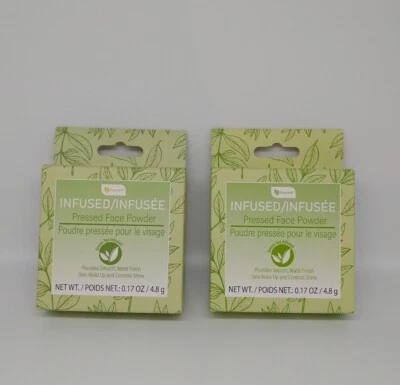Face Powder SET OF TWO B·Pure Green Tea Infused Pressed Matte Finish NEW IN BOX - Image 1 of 4