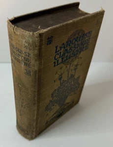Larousse Classique Illustre Delux Ed. 1910 Antique French Illustrated Hardcover - Picture 1 of 24