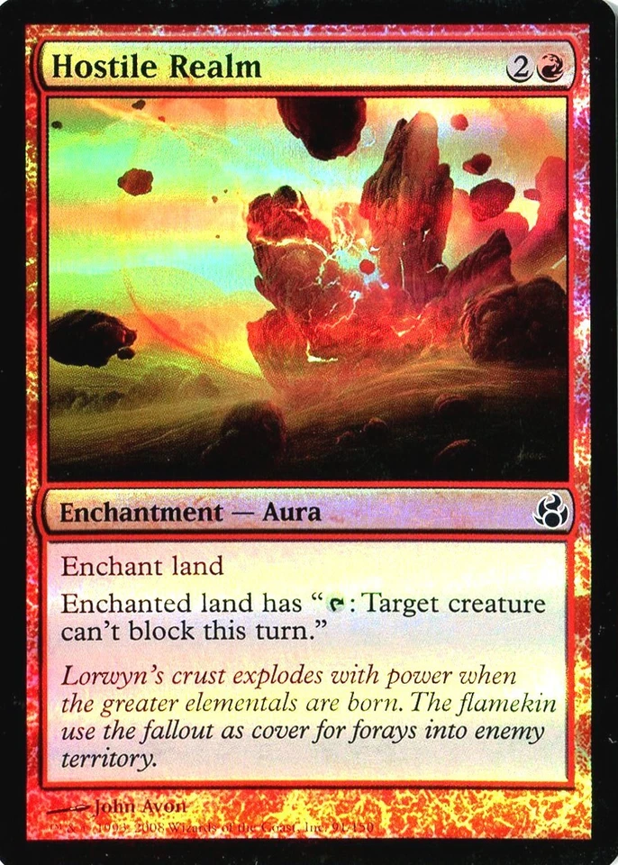 MTG - Morningtide - Hostile Realm - 2X - Foil - NM - Image 1 of 1