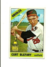 1966 TOPPS #460 Curt Blefary: Baltimore Orioles: Outfield: Baseball Card: MLB