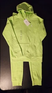 Jordan Brooklyn Fleece Sweatpants Sweatshirt Set Youth L 12-13 Yrs Ghost Green - Picture 1 of 9