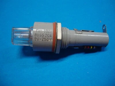 FHL17G1 BUSSMANN Portafusibles Militar con Luz Indicadora NE2 20A 90-250V Foto 1 de 3