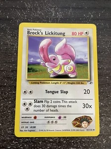 BROCK’S LICKITUNG UNCO - POKEMON 41/132 GYM HEROES PROCHE DU NEUF/NM ENGLISH - Imagen 1 de 1