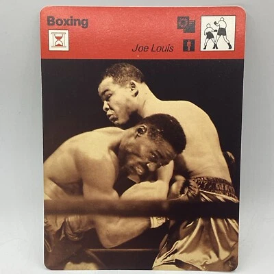1977/79 SPORTSCASTER BOXING ACTION PHOTO JOE LOUIS VS EZZARD CHARLES - Image 1 of 4