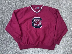 VTG South Carolina Gamecocks USC Windbreaker Mens XXL Jacket ProPlayer V Neck - Picture 1 of 4
