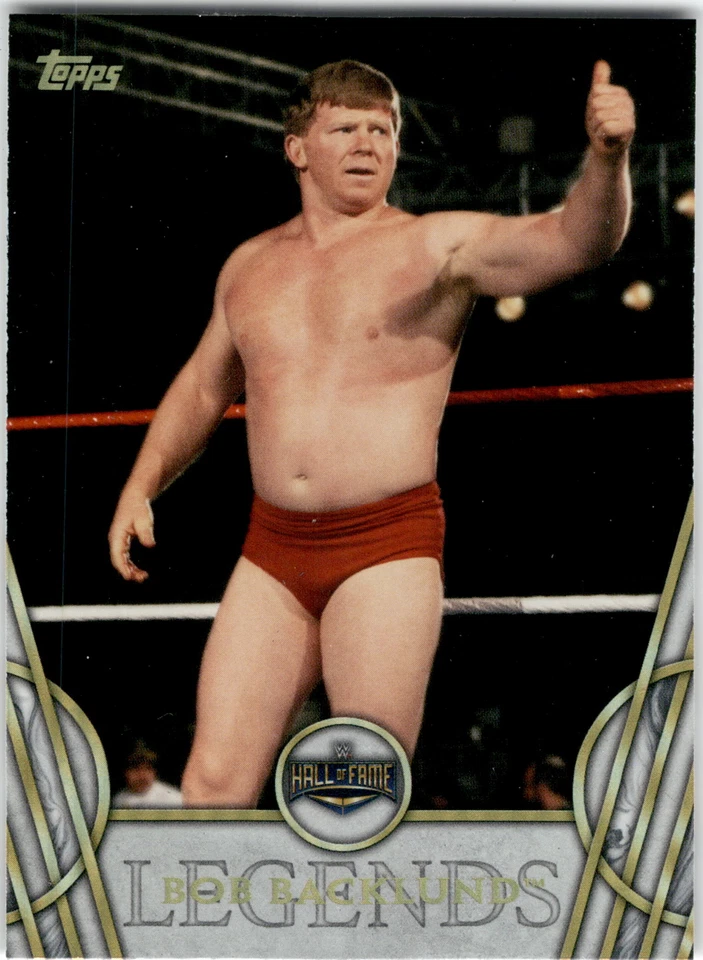 2018 Topps Legends of WWE #5 Bob Backlund - Image 1 of 2