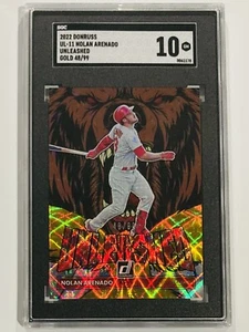 2022 Panini Donruss #UL-11 Nolan Arenado Unleashed SGC 10 Gem Mint Gold /99 - Picture 1 of 2