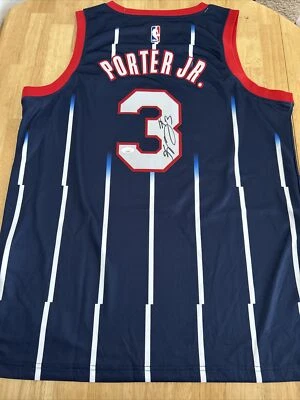 Kevin Porter Jr. Houston Rockets Autographed Jersey JSA Certified - Image 1 of 4