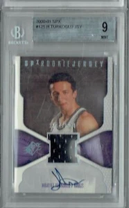 BGS 9 Mint Hidayet Turkoglu 2000 SPX #125 Rookie Card Jersey Patch #1514/2500 - Picture 1 of 1