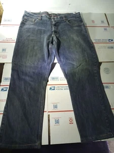 BIAGGINI Blue Denim Regular Straight Jeans Mens W36× L32 - Picture 1 of 19