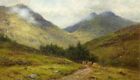 Dream-art Oil Painting Louis_bosworth_hurt-scottish_mountain_and_highland_cattle