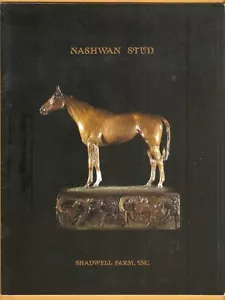 Revista Nashwan Stud Shadwell Farm Lexington Kentucky B3 - Imagen 1 de 2