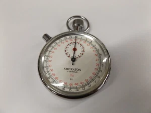 Swiss Made Sheraton 7 Jewels 1/10 D1 Mechanische Vintage Aufzieh Stoppuhr  - Bild 1 von 7
