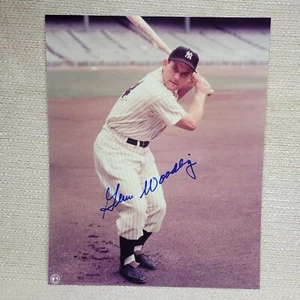 Signed 8X10 Gene Woodling Color Photo NY Yankees MLB 220895G - Picture 1 of 7