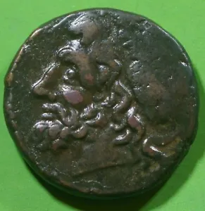 SICILY Syracuse 275 to 215 BC  ae19 Bronze Coin   HIERON II & TRIDENT  @35 - Picture 1 of 2