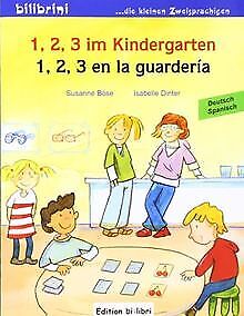 1, 2, 3 im Kindergarten. Kinderbuch Deutsch-Spanisc... | Buch | Zustand sehr gut