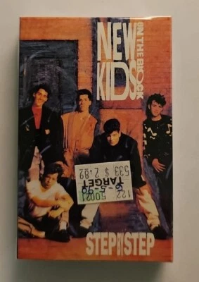 New Kids On The Block - Step By Step Cassette Single SEALED Columbia NKOTB - Image 1 of 4