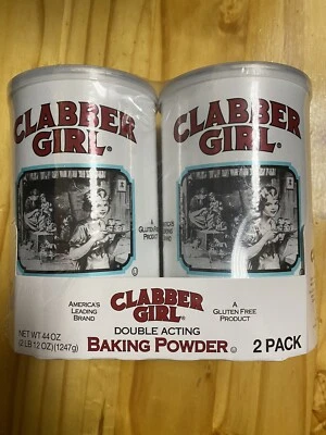 *2 Packs*Clabber Girl Baking Powder Double Acting **22oz.**Gluten Free~7/30/2027 - Image 1 of 4