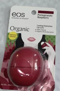 EOS Lip Balm Pomegranate Raspberry w/ Shea Butter Jojoba Gluten & Paraben Free - Picture 1 of 1