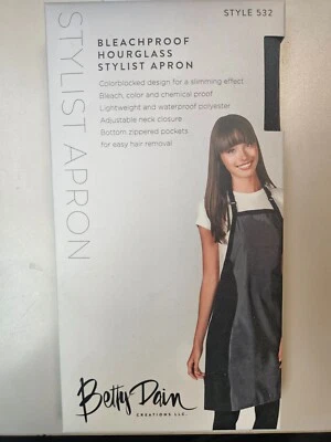 Betty Dain Bleachproof Stylist Apron Style 532 With Pockets NEW