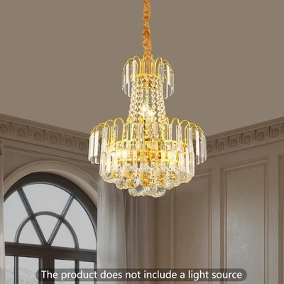 AC 110V Crystal Chandelier Modern Crystal Chandelier Gold Crystal Chandeliers - Image 1 of 4
