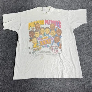 Green Bay Packers Caricature Super Bowl Patriots short sleeve ash shirt KV36646 - Picture 1 of 2