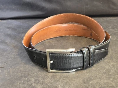 Martin Dingman Black Coachman Leather Belt Men’s 40 Dress Handmade USA 10100 - Image 1 of 4