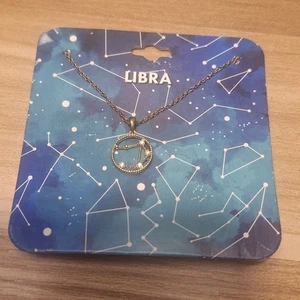 Hot Topic goldfarbene Waage Halskette mit Sternbild Anhänger - Bild 1 von 3