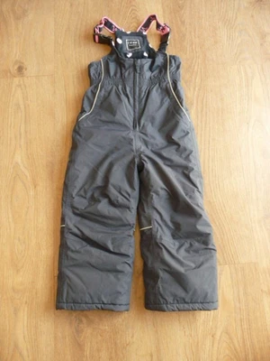 Girl`s Next navy/pink Salopettes Ski Snow Trousers age 5-6 - Image 1 of 4