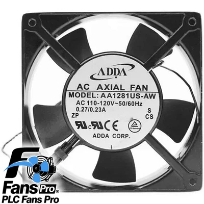 1PCS Brand New ADDA AA1281US-AW 110/120VAC 0.27/0.23A Cooling Fan Fast Shipping - Image 1 of 3