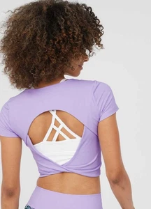 Camiseta para mujer OFFLINE By Aerie Real Me Xtra Twist Back azul talla XXL 2X grande nueva con etiquetas - Imagen 1 de 4