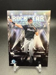 2025 Bowman Connor Norby Rockstar Rookies #RR-13 Miami Marlins - Picture 1 of 2