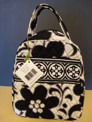 Bolso de Mano Vera Bradley Noche y Día Blanco y Negro LET'S DO LUNCH - NUEVO NUEVO CON ETIQUETAS Retirado Foto 1 de 4