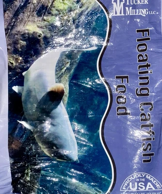 Alimento flotante para peces de 2 libras para bagres de estanque otras especies de estanque 32 % proteína EE. UU. Foto 1 de 4