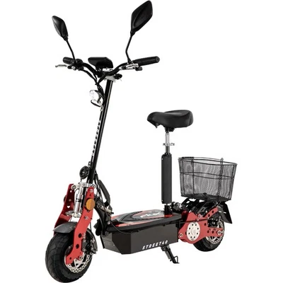 eFlux E-Scooter Street 40 Straßenzulassung Elektro Roller klappbar Gepäck Korb