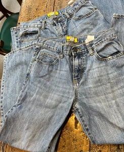 2 Y2K Old Navy Boot Cut Boys Jeans Size 12 - Picture 1 of 8