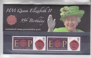 95 Cumpleaños de SM la Reina Isabel II - E&P Smilers Presentation Pack   - Imagen 1 de 3