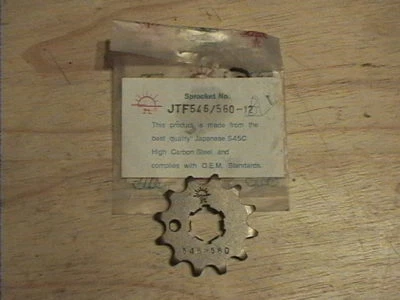YAMAHA  YZ60 YZ60H 1981 DT50 (17W) 1991 JTF546 12 JT FRONT SPROCKET NEW 560-12 - Image 1 of 2