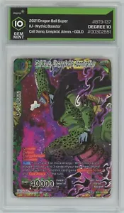 Dragon Ball Super Cell Xeno, Abominio indicibile BT9-137 grado SCR 10 nuovo di zecca - Foto 1 di 2