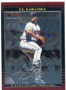 2002 Bowman Chrome #10 C.C. Sabathia Clevland Indians - Picture 1 of 2