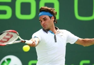 ● RARE RF FEDERER MIAMI OPEN 2009 TENNIS SHIRT NIKE SIZE MEN'S ADULT L ● - Picture 1 of 11