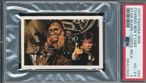 HAN SOLO CHEWIE PSA 4 VGX PACOSA DOS 1977 COSTA RICA STAR WARS #83 GRADED *TPHLC - Picture 1 of 2