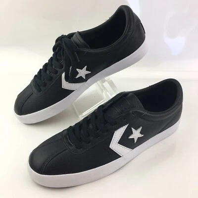 Converse Breakpoint Ox Black White Mens Leather Casual Shoes 157776C Size 9 - Image 1 of 4