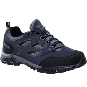 Regatta Mens Holcombe IEP Low Rise Outdoor Walking Hiking Trainers Shoes - Navy