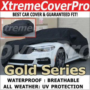 2023 2024 BMW 530I 540I 530E M550I M5 CUBIERTA DE COCHE IMPERMEABLE CON BOLSILLO ESPEJO NEGRO - Imagen 1 de 12