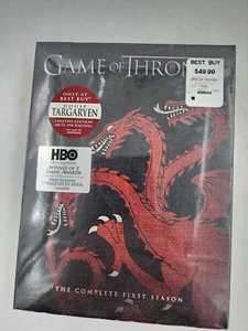 Game of Thrones Complete 1st Season DVD BestBuy House Targaryen Sigil Sealed - Picture 1 of 6